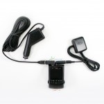 2 pcs. 90 degree amgle GPS antenna- and power cable adapters for Street Guardian SG9665GC
